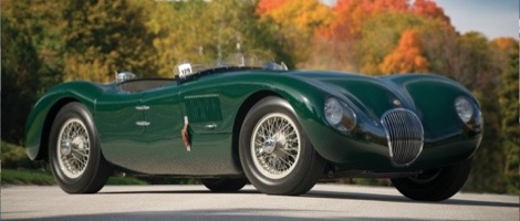 Une Jaguar Type C de 1952 aux enchères