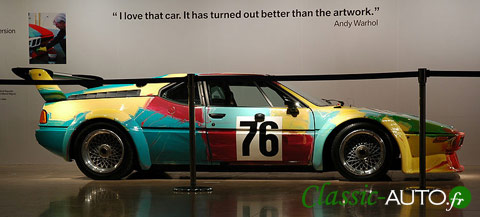 La bmw-m1 réalisée par andy-warhol