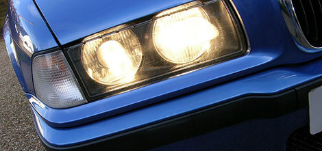 Bleu Estoril sur une BMW M3 E36