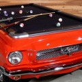Un billard original en forme de Ford Mustang 1965