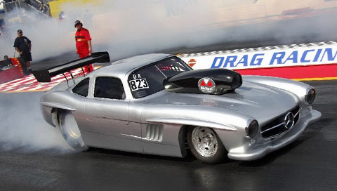Mercedes 300 SL Dragstar développant 1050 chevaux !