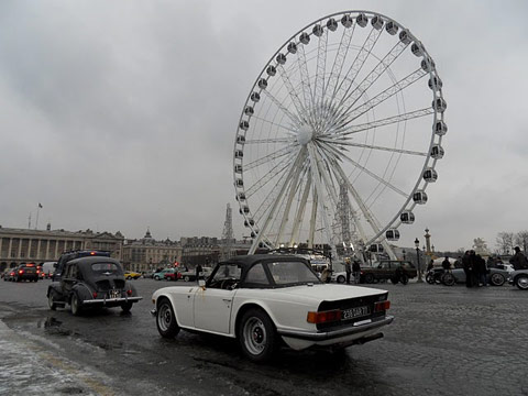 La traversée de Paris 2010 aux abords de la Concorde