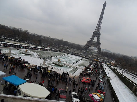 traversee-paris-2010 La traversée de Paris 2010 à la place du Trocadéro