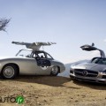00-sl-et-sls Mercedes 300 SL de &952 et la SLS de 2010