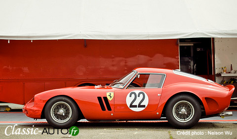 250-GTO Une des premières Ferari 250 GTO, ici au Ferrari Challenge Infineon Raceway 2009