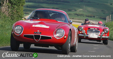 Alfa-Romeo-TZ1-2 Alfa Romeo TZ1 au Tour Auto