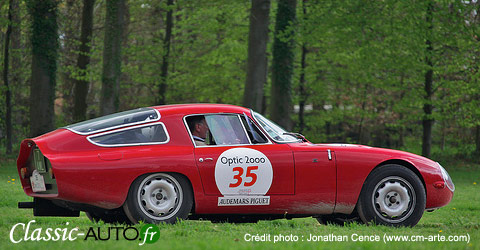 Alfa-Romeo-TZ1 Magnifique Alfa Romeo TZ1