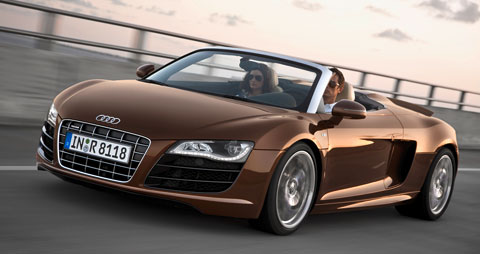 Audi R8 Spyder, une véritable réussite de la marque Audi !