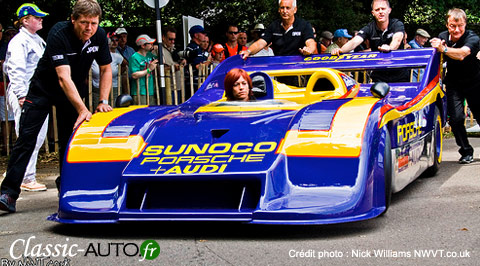 La plus célèbre des Porsche 917-30, avec sa livrée Sunoco