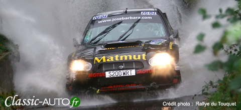 rallye-touquet-2010 José Barbara était 5ème avant sa sortie dans "Zélucq 1" le dimanche en 2009