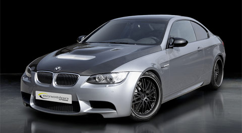 bmw-m3-emotion-wheels BMW M3 d'Emotion Wheels, violente avec son capot avant en carbone