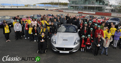 rse-silverstone Ferrari affiche sa responsabilité sociale à Silverstone