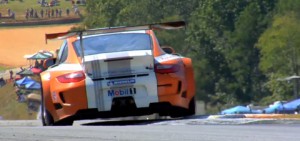 Porsche 911 gt3 r hybrid au Petit Le Mans 2010