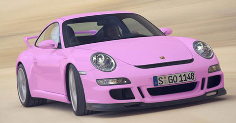 porsche-911 Porsche 911 rose