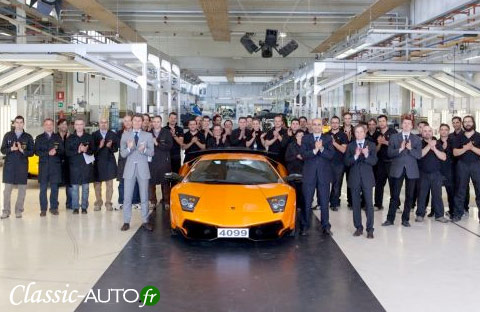 Production terminée pour la Lamborghini Murciélago