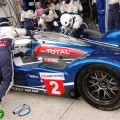 Peugeot 908 aux stands aux 24 Heures du mans 2010