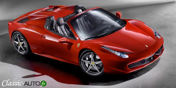Ferrari dévoile la 458 Spider
