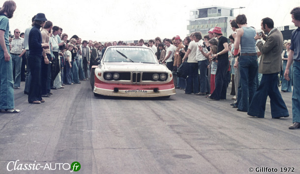 BMW victorieuse de la première édition en 1976 BMW victorieuse de la première édition en 1976