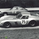 Ferrari 250 GTO de l'Ecurie Francorchamps au Nurburgring, lors des 1000 km 1964