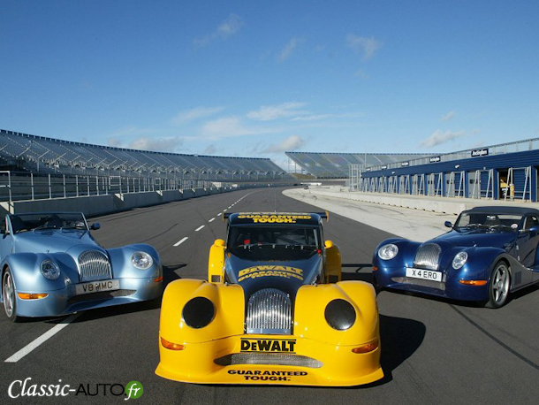 Morgan Aero 8 Le Mans 2002, présentation à Rockingham en février Morgan Aero 8 Le Mans 2002, présentation à Rockingham en février