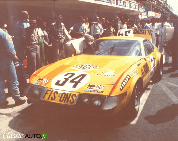 Ferrari 365 GTB4 de l'Ecurie Francorchamps