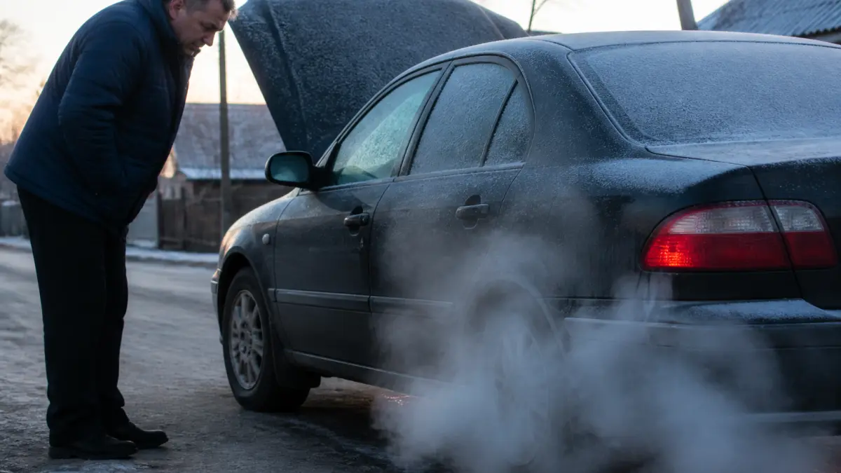 Fumée blanche à l’échappement : simple condensation ou panne grave ?