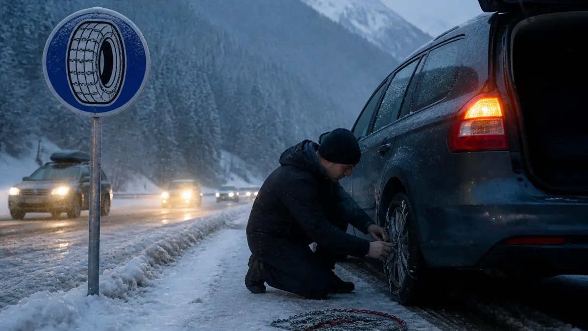Chaînes neige : quand les monter et comment éviter les mauvaises surprises