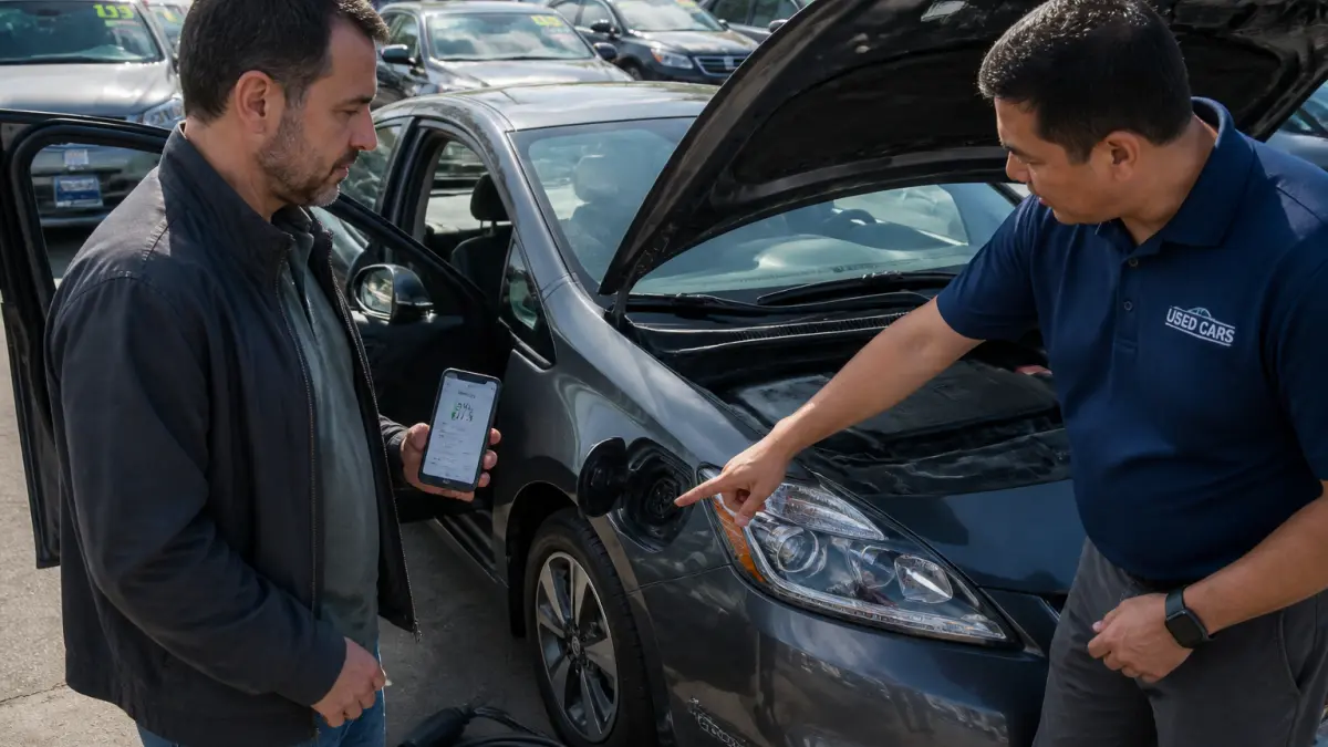 Voiture électrique d’occasion : les points à vérifier avant d’acheter
