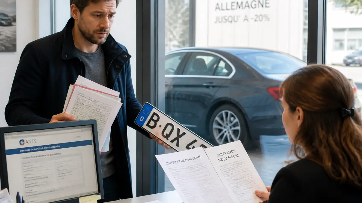 Assurer un véhicule importé : documents et points de blocage fréquents