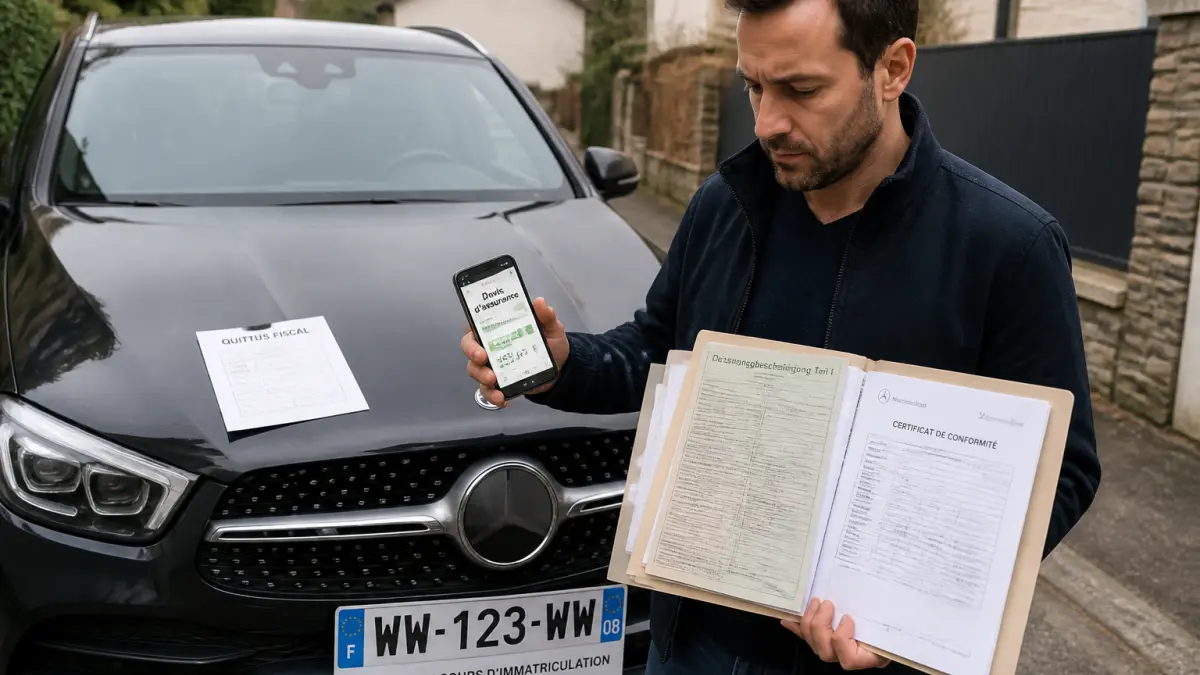 Assurer un véhicule importé : documents et points de blocage fréquents