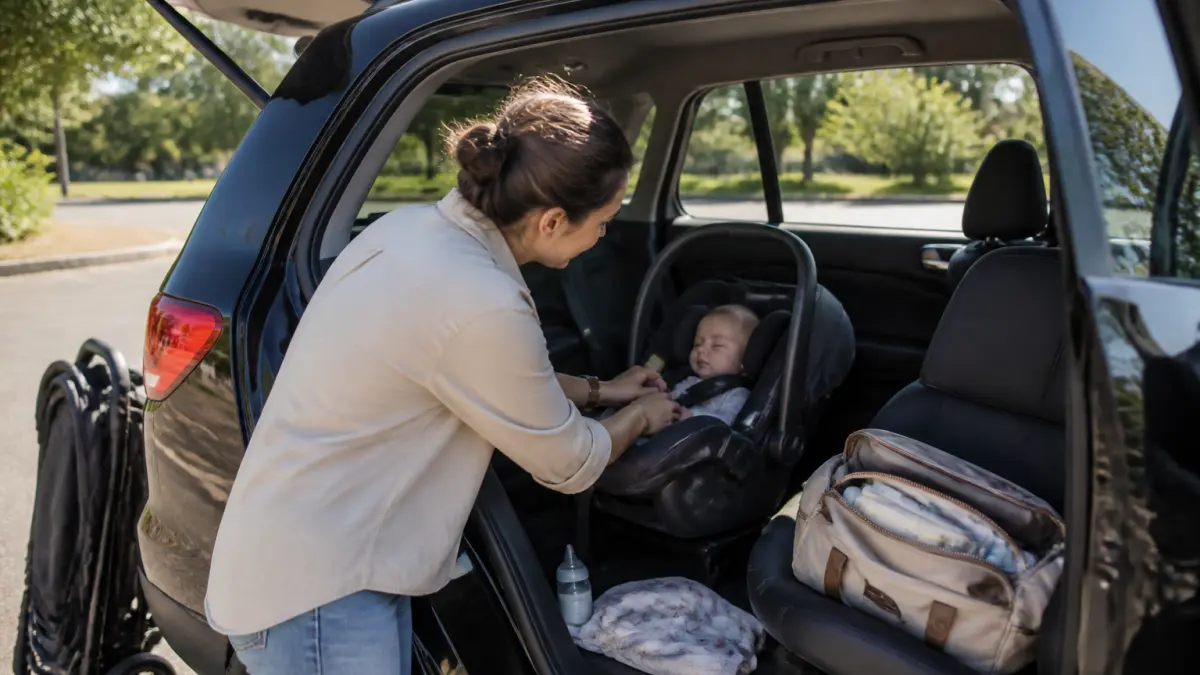 Voyager en voiture avec un bébé : organisation, pauses et sécurité