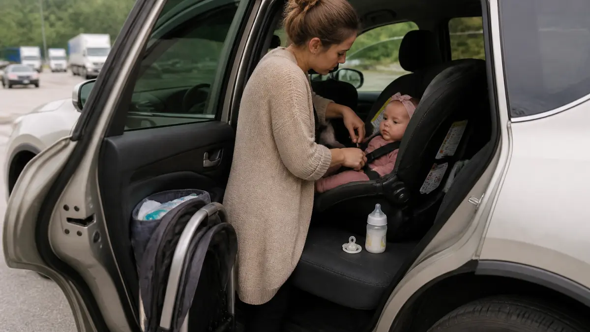 Voyager en voiture avec un bébé : organisation, pauses et sécurité