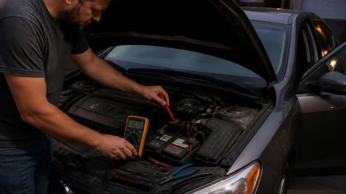 Batterie qui se décharge : les causes les plus fréquentes