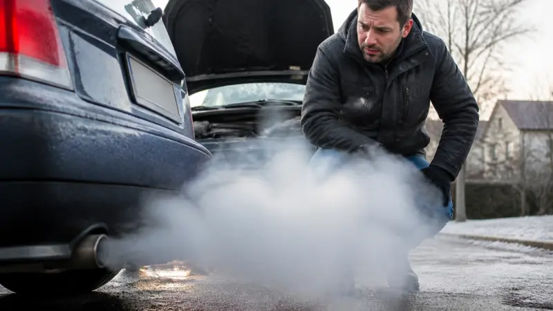 Fumée blanche à l’échappement : simple condensation ou panne grave ?