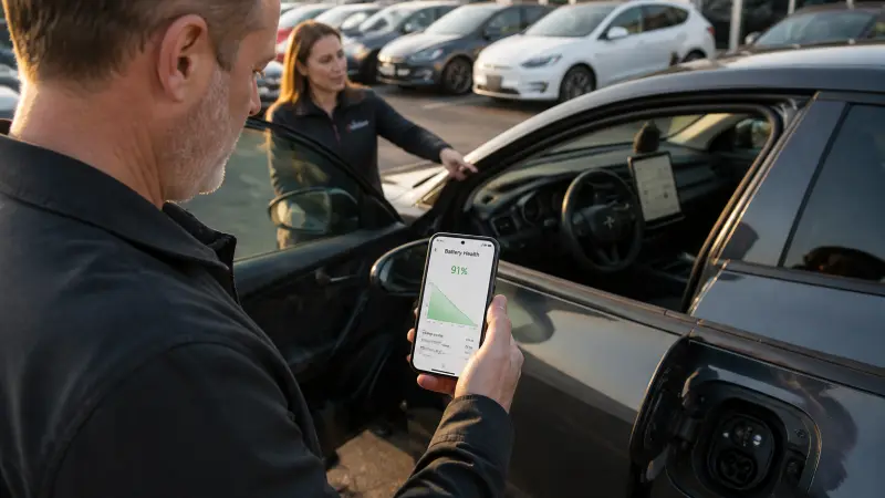 Voiture électrique d’occasion : les points à vérifier avant d’acheter