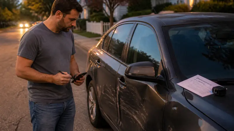 Déclarer un sinistre auto : délais, preuves et erreurs à éviter