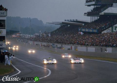 Le Mans 1992 : le départ des 905 vers la victoire