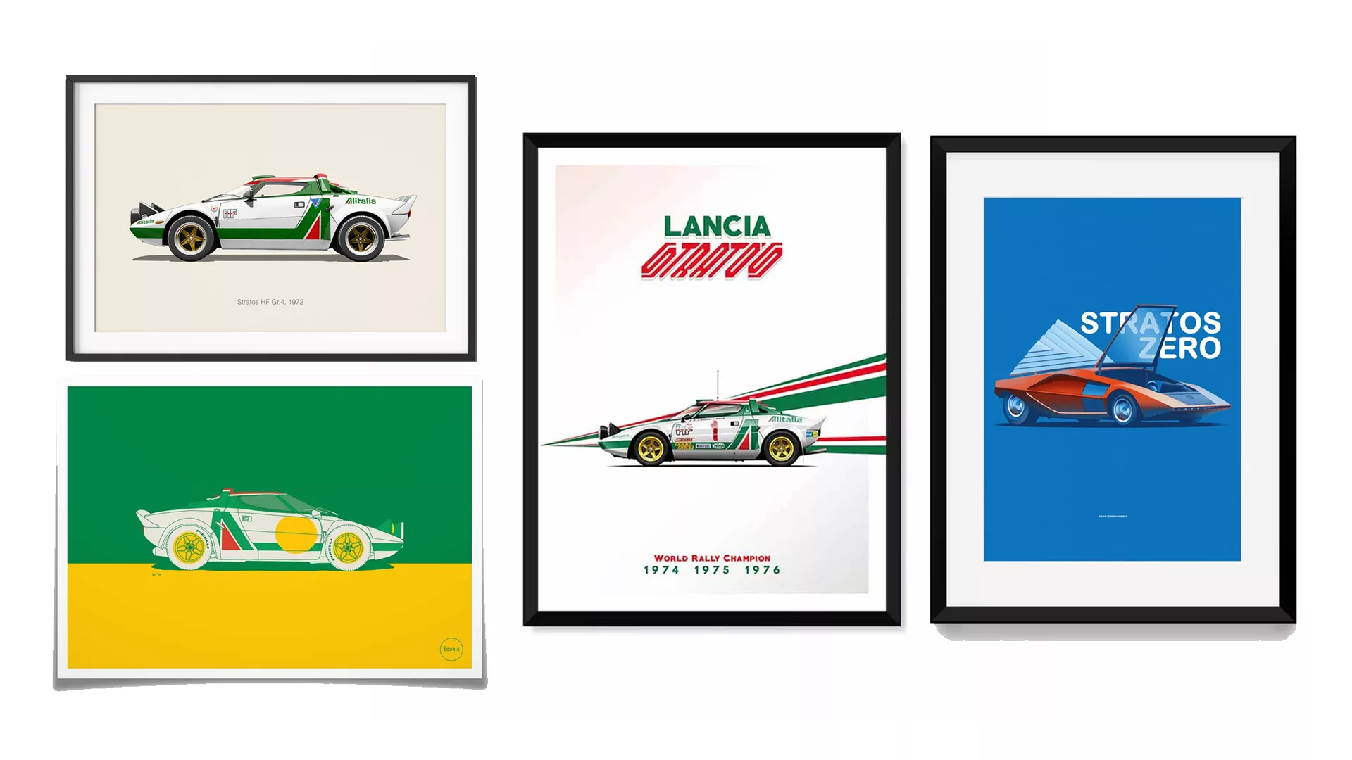 10 superbes posters de Lancia Stratos