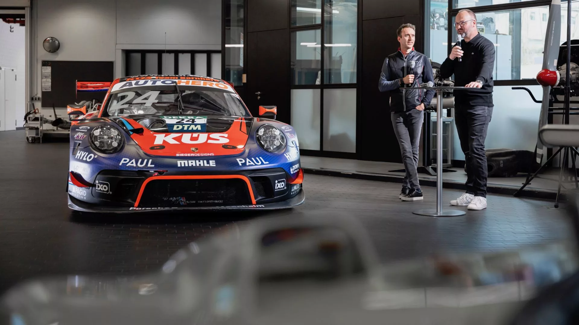 La première Porsche victorieuse en DTM entre au musée de la marque